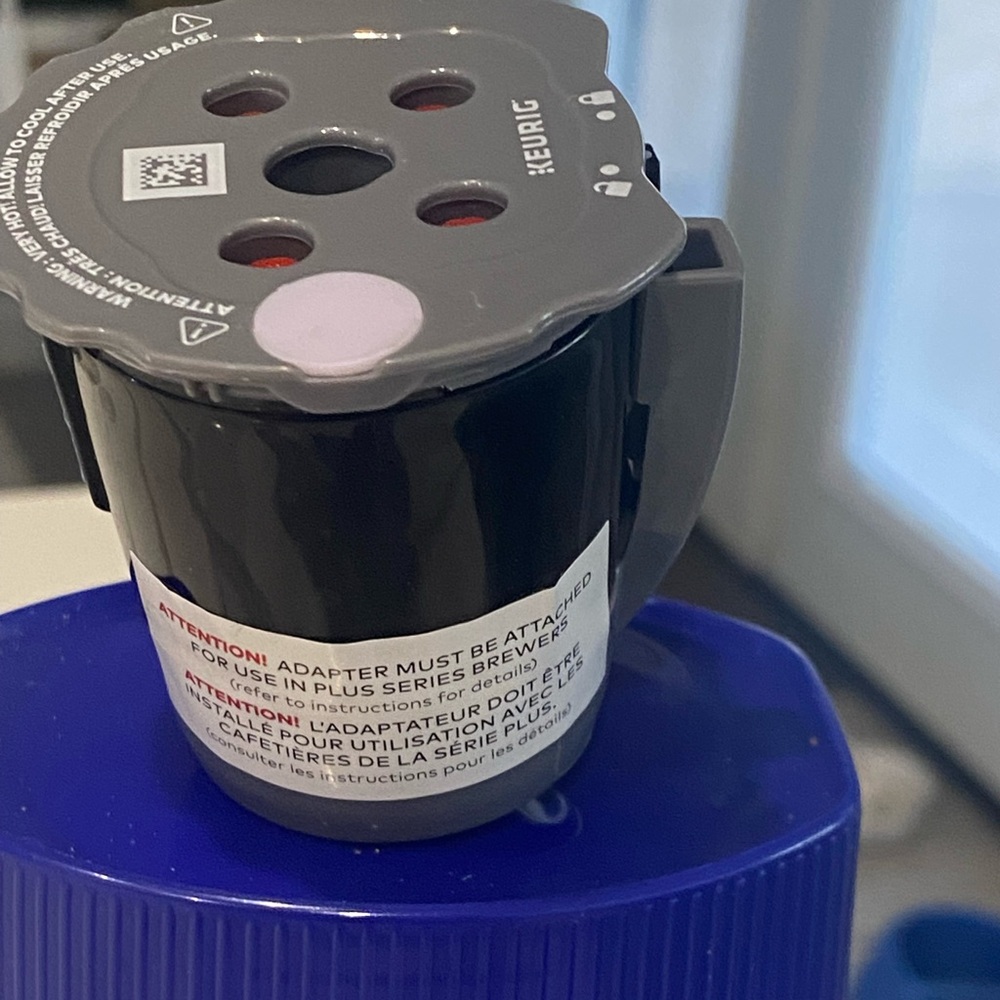 Keurig Black and Blue Pod Adapter